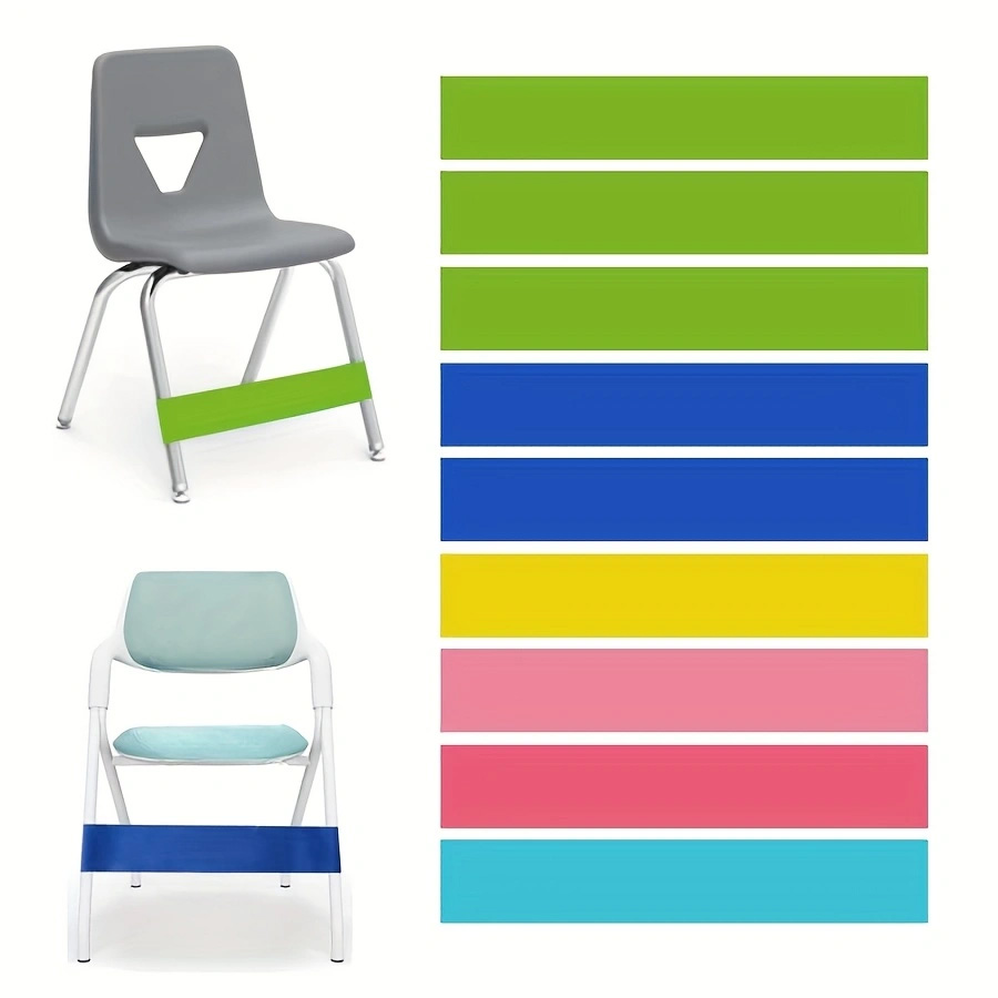 Office Stool - 1個入り弾性テンションバンド（イライラする足用）、教室の椅子の脚用ストレス緩和バンド、学生の教室やオフィスに最適