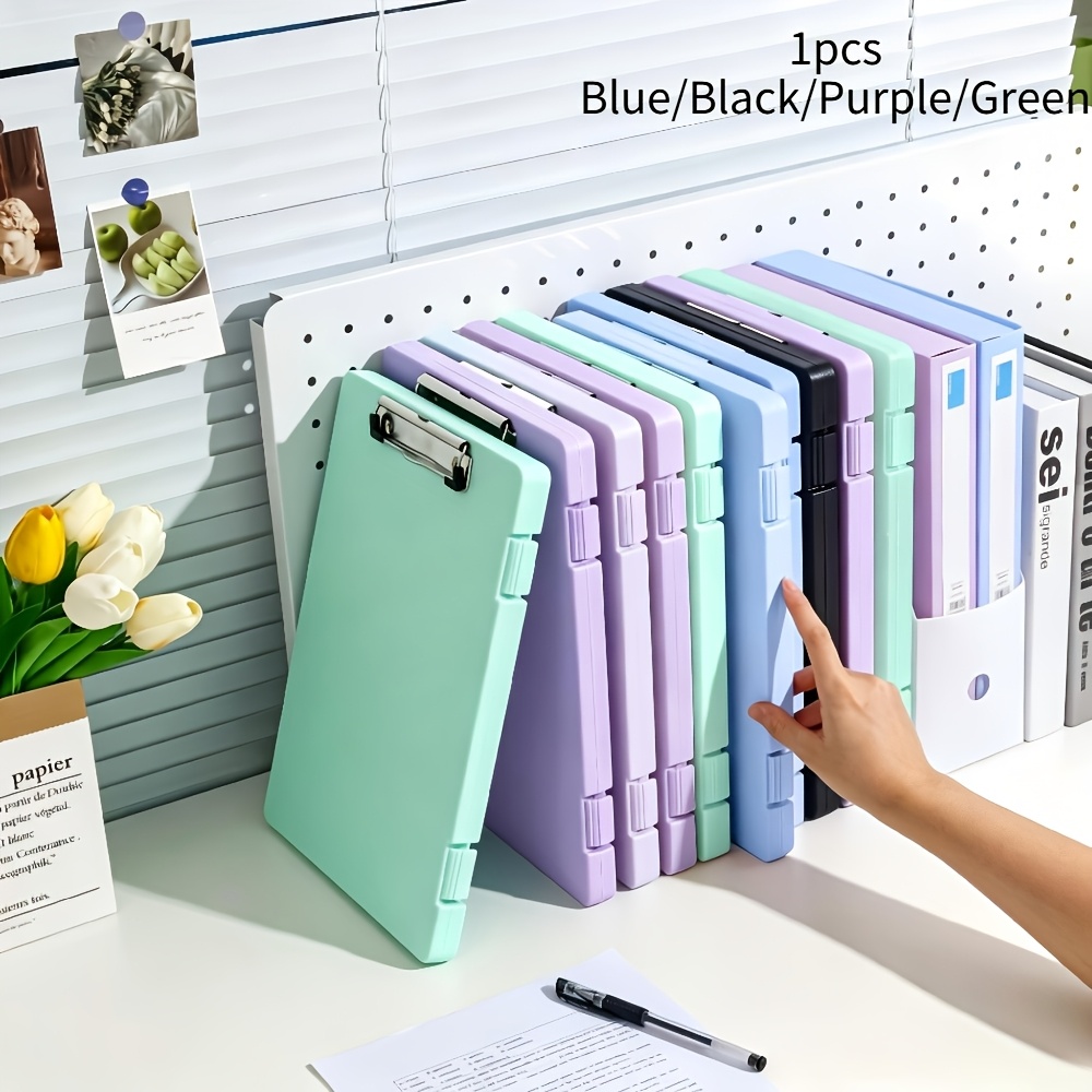 File Cabinet - 2-in-1 A4 ライティングボード ファイルボックス ドキュメントと写真 多機能大型収納ボックス