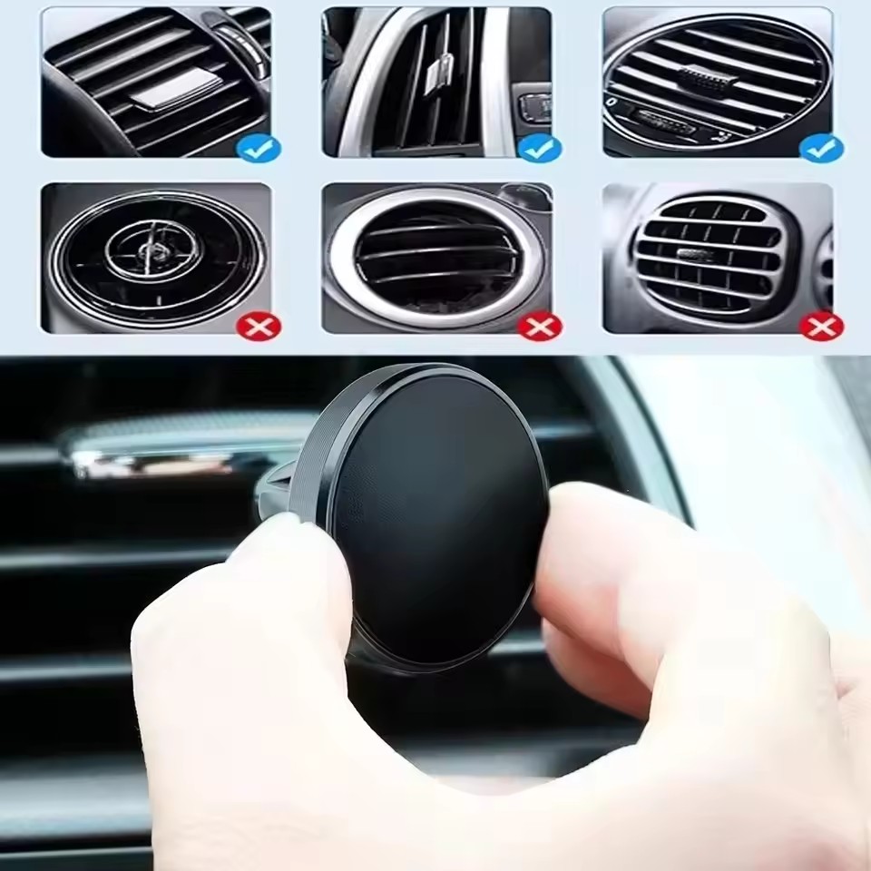 磁気式車載スマホホルダー エアコン吹き出し口用 スマートフォ - Mobile Pedestal Cabinet のレビューと価格
