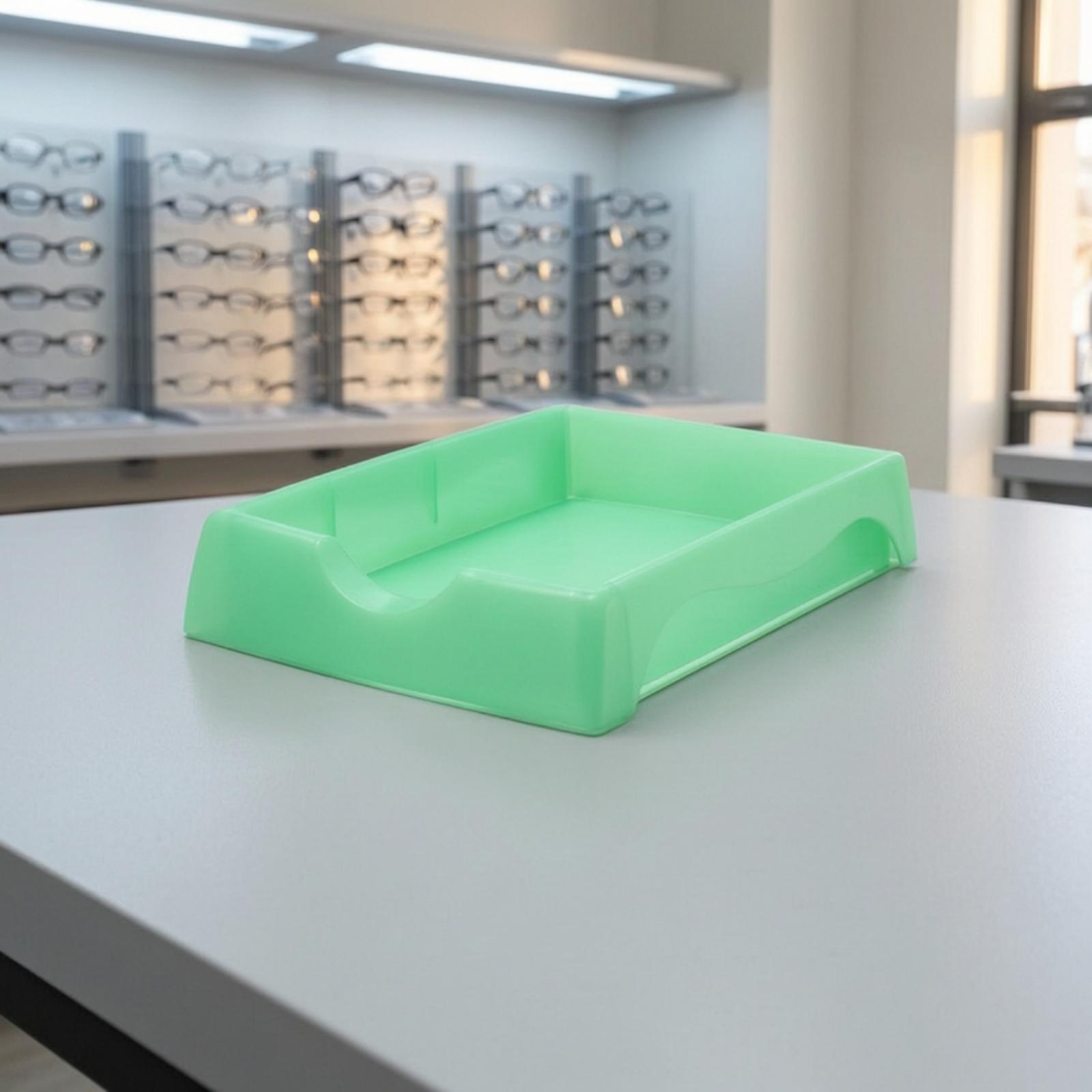 耐久性に優れたPP製光学レンズトレイ。側面に切り込みがあり、 - Desk Organizer のレビューと価格