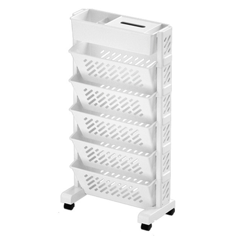 収納ラック 本棚 移動式多層棚 デスクトップ収納バスケット  - Bookshelf のレビューと価格