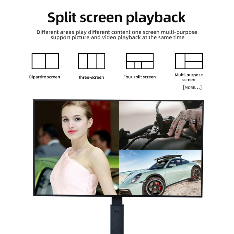 55インチ ポータブル 4Kアニメーションディスプレイ ショ - Monitor Stand のレビューと価格