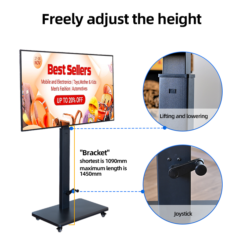 55インチ ポータブル 4Kアニメーションディスプレイ ショ - Monitor Stand のレビューと価格