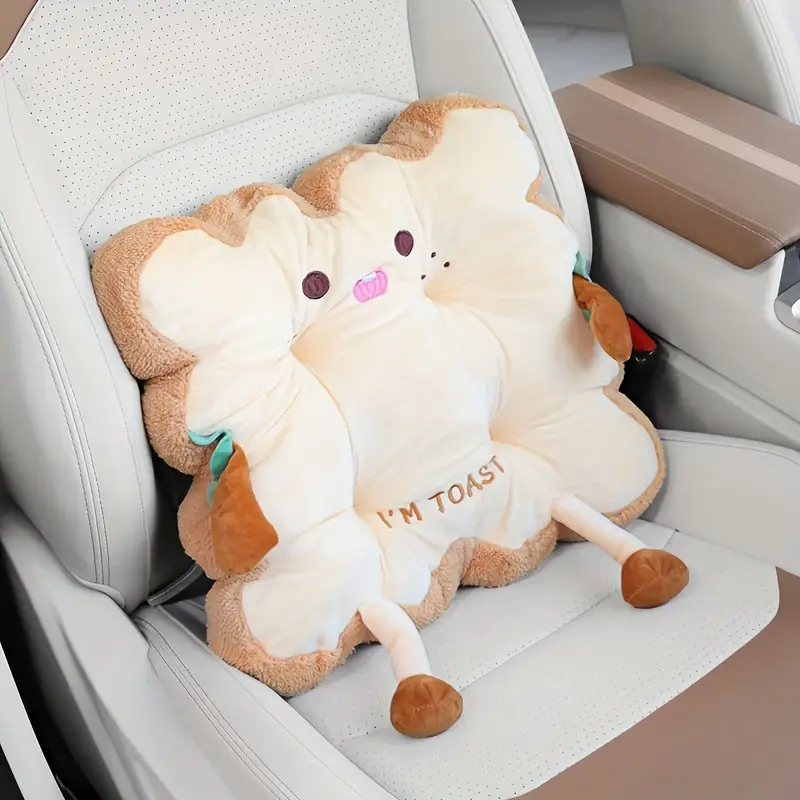 1 PC 車ランバーサポートかわいいトーストクッション尻クッ - Office Chair Cushion のレビューと価格
