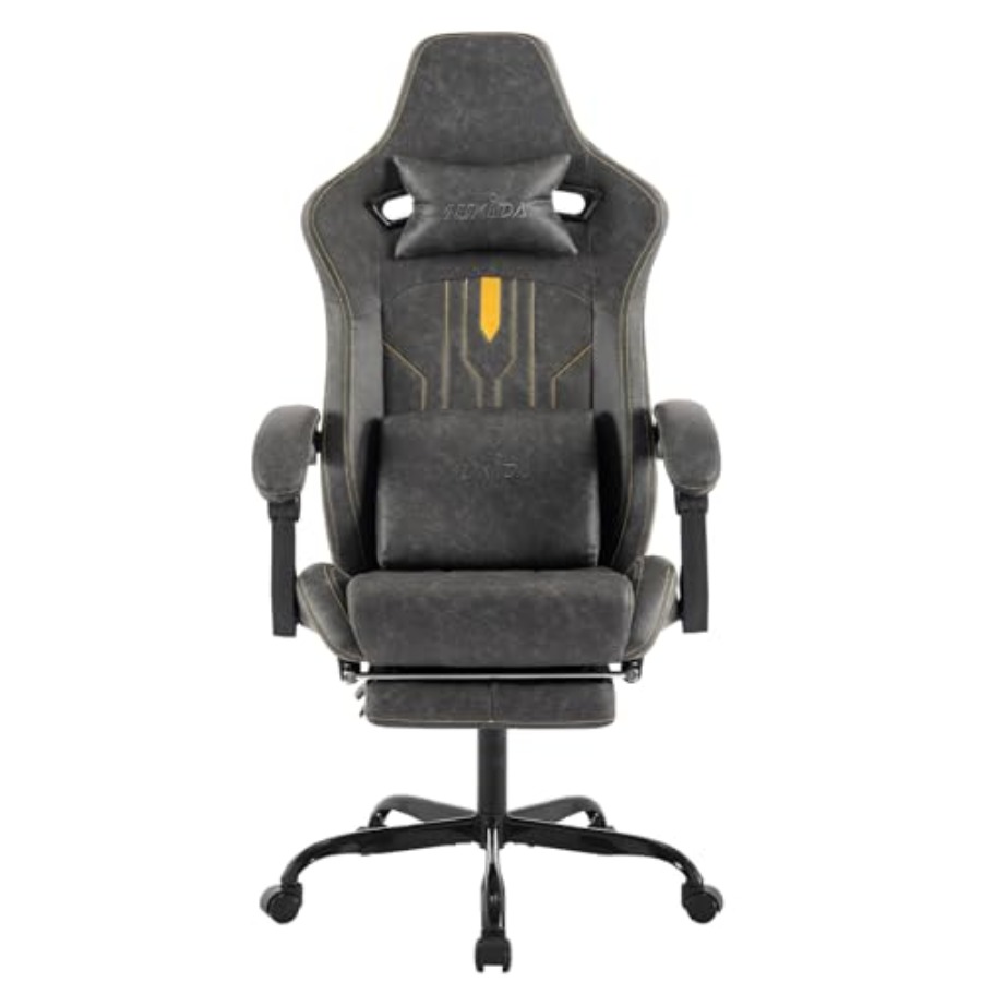 自宅のオフィスで使用できる、フットレスト付きのゲーミングチェ - Office Chair Cushion のレビューと価格