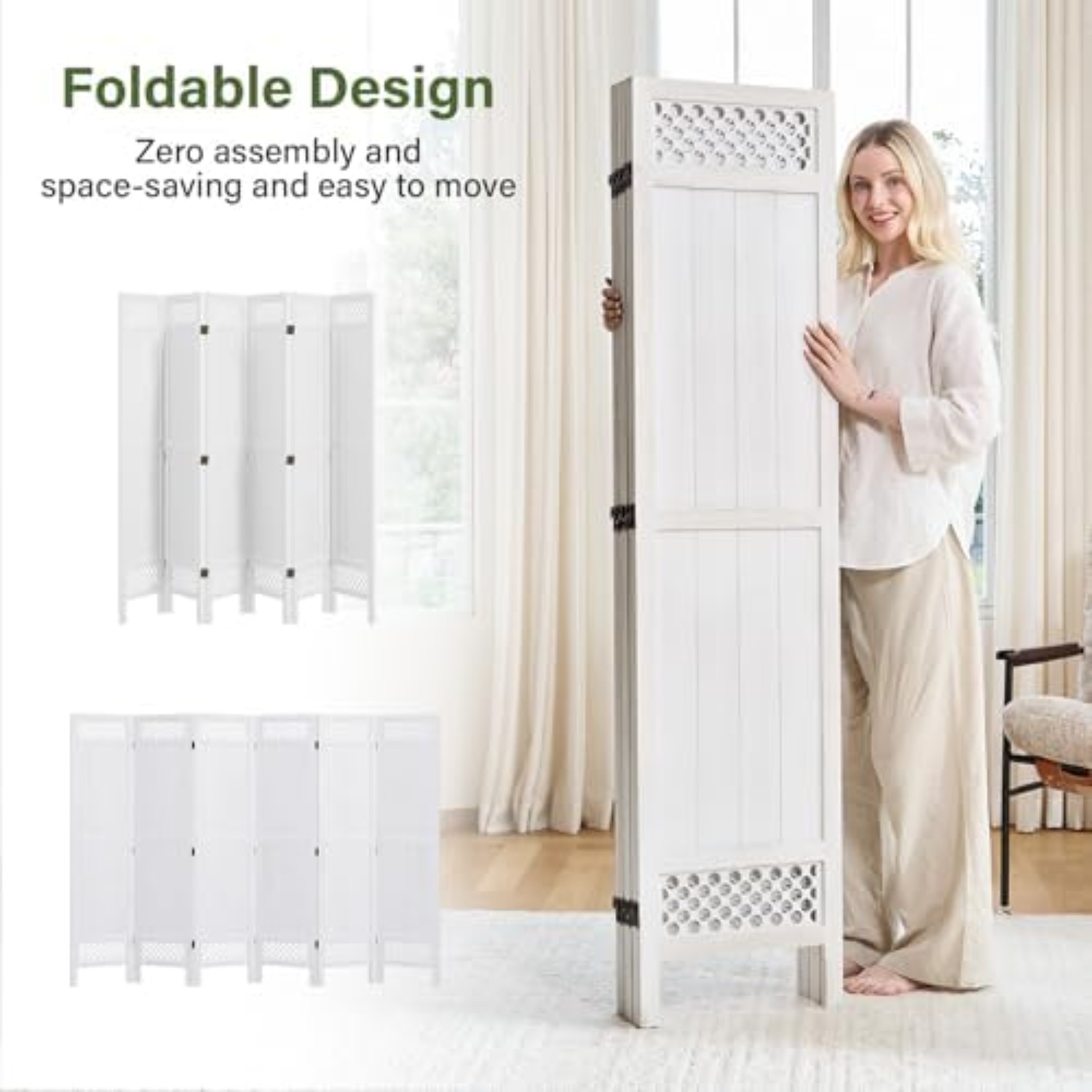 プライバシースクリーンルームディバイダーパネル - 高さ67 - Partition Screen Divider のレビューと価格