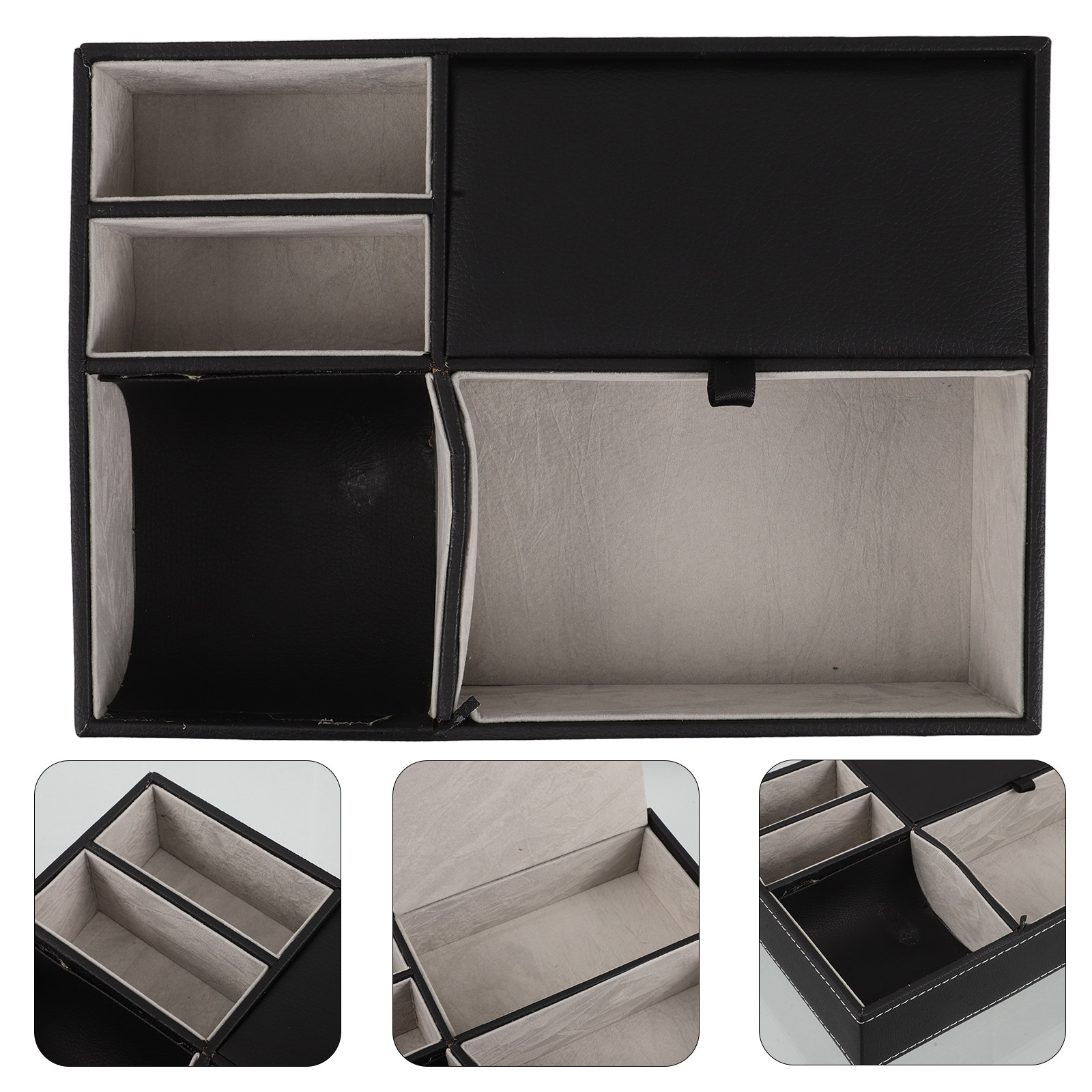多機能PU製デスクトレイ。オフィスや自宅、ナイトテーブルでの - Desk Organizer のレビューと価格