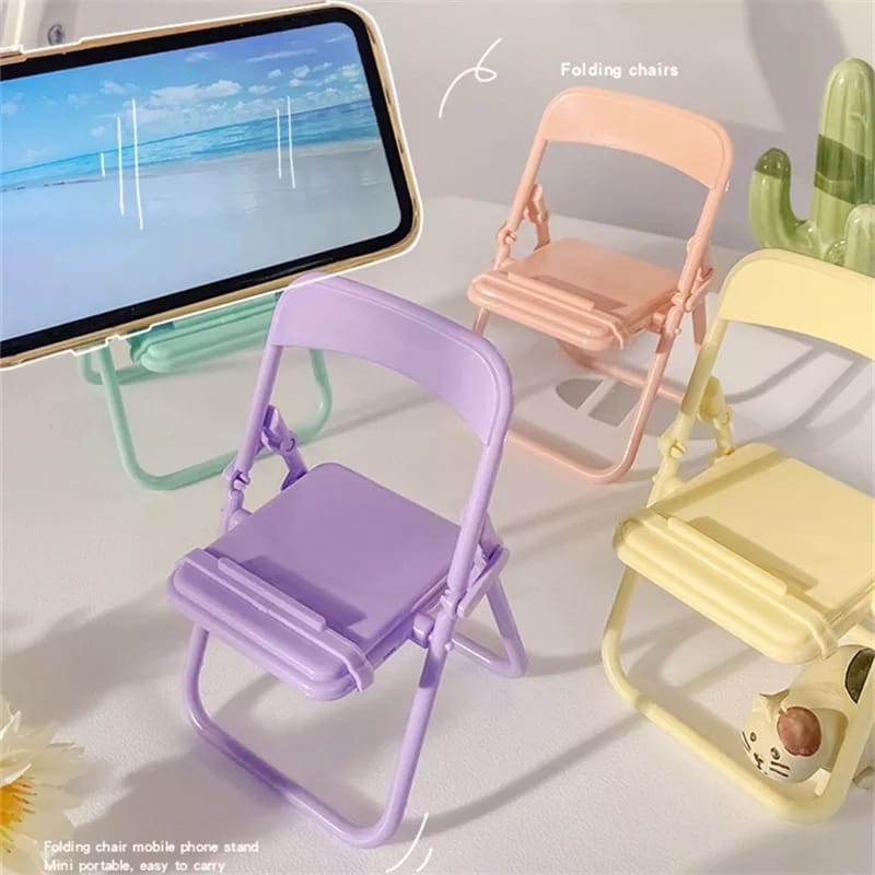 かわいい椅子型スマホスタンド、クリエイティブなデスクオーガナ - Office Stool のレビューと価格