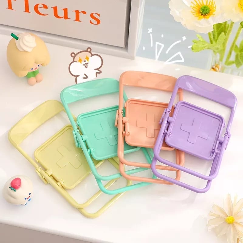 かわいい椅子型スマホスタンド、クリエイティブなデスクオーガナ - Office Stool のレビューと価格