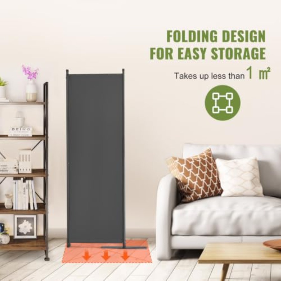 4パネル布製ルームディバイダー、オフィス用折りたたみ式プライ - Partition Screen Divider のレビューと価格