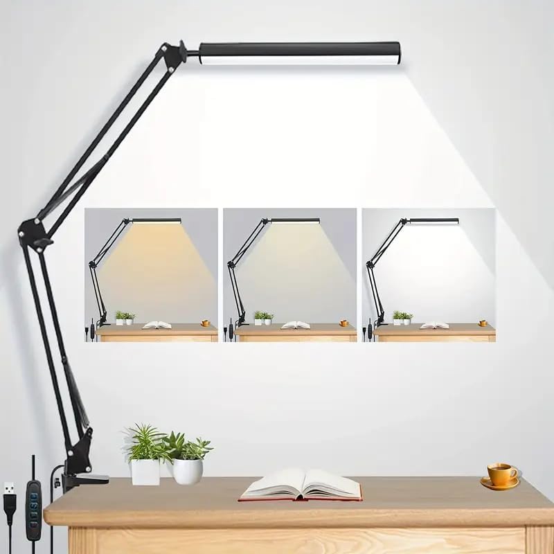 LEDデスクランプ 家庭用、読書用、勉強用、調節可能な目に優 - Desk Lamp のレビューと価格