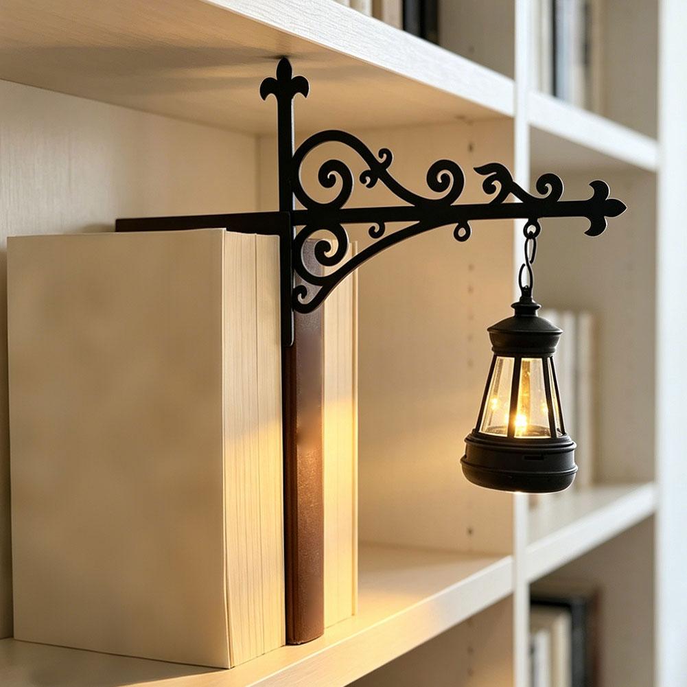 レトロゴシックブックシェルフランプライブラリーランタンLED - Bookshelf のレビューと価格